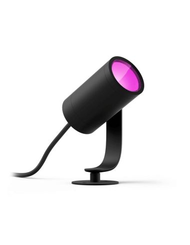 Foco LED extensible para exterior Lily negro