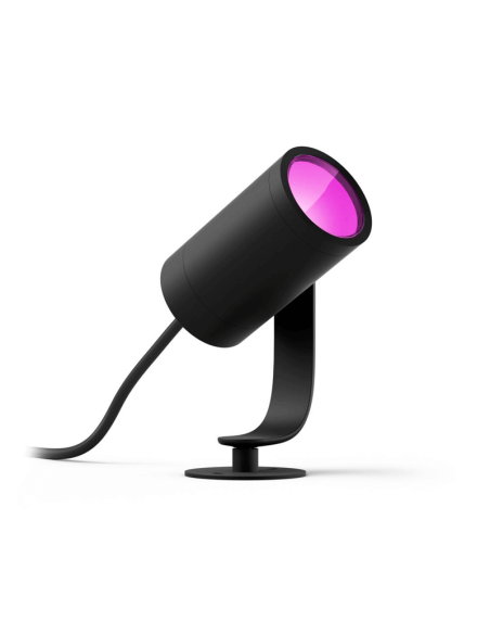 Foco LED extensible para exterior Lily negro