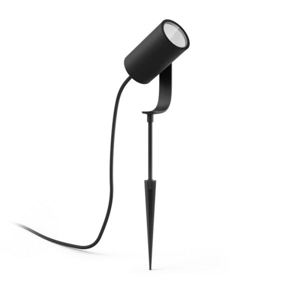 Refletor LED externo extensível Produto caixa preta Lily como colocar