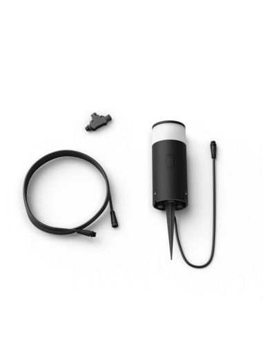 Gyrophare LED extérieur intelligent Calla, kit d'extension Composants du produit noir