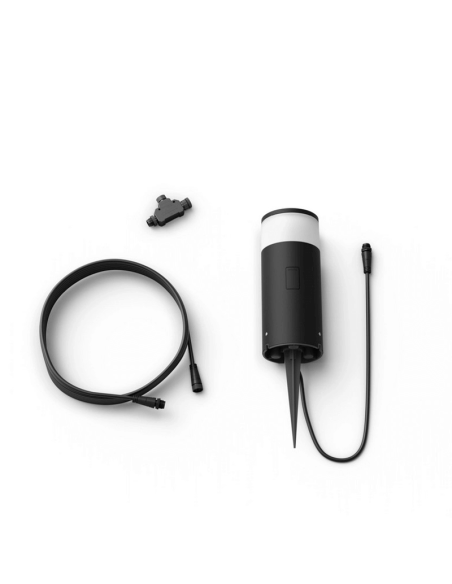 Baliza LED exterior inteligente Calla, set extensión Negro componentes producto
