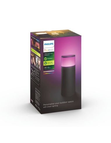 Farol LED externo inteligente Calla, conjunto de extensão Caixa preta do produto