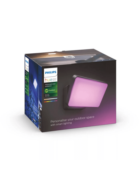 Foco reflector LED Negro Discover uso exterior 30W caja producto