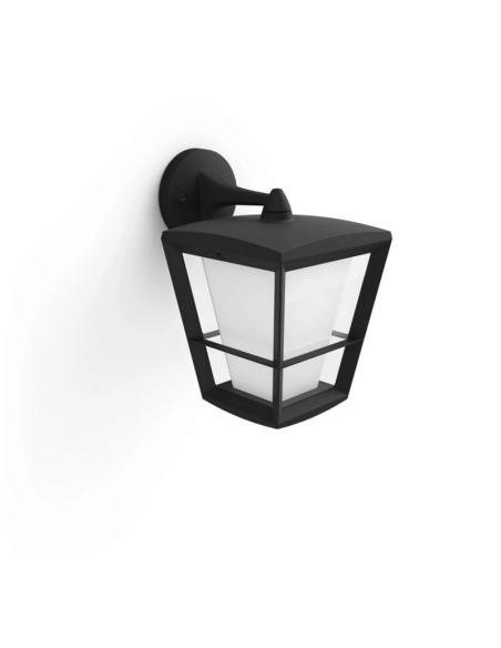 Aplique de pared LED para exterior Negro Econic 15W detalles