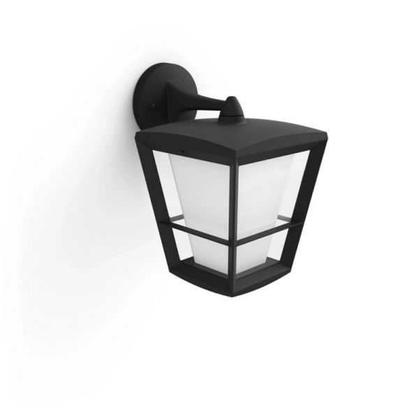 Aplique de pared LED para exterior Negro Econic 15W detalles