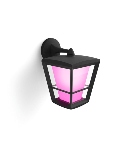 Applique d'extérieur LED Econic 15W noire | leonleds