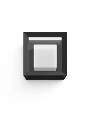 Aplique pared LED exterior inteligente Econic cuadrado 15W detalles
