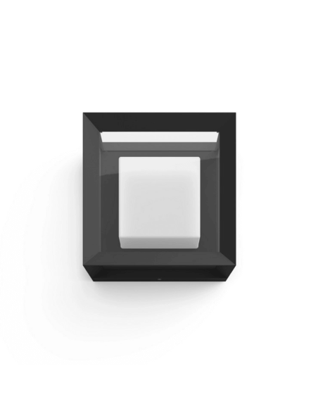 Détails de l'applique murale LED d'extérieur intelligente Econic square 15W