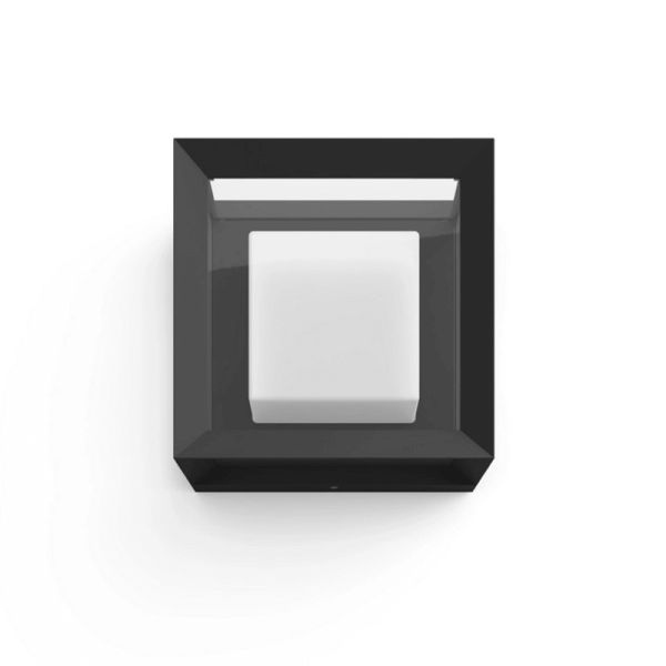 Aplique pared LED exterior inteligente Econic cuadrado 15W detalles
