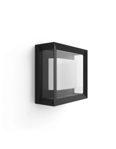 Aplique pared LED exterior inteligente Econic cuadrado 15W detalle producto