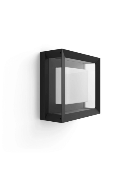 Aplique pared LED exterior inteligente Econic cuadrado 15W detalle producto