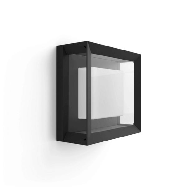 Aplique pared LED exterior inteligente Econic cuadrado 15W detalle producto