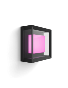 Aplique pared LED exterior inteligente Econic cuadrado 15W | LeonLeds