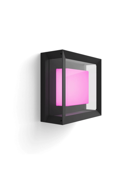 Aplique pared LED exterior inteligente Econic cuadrado 15W | LeonLeds