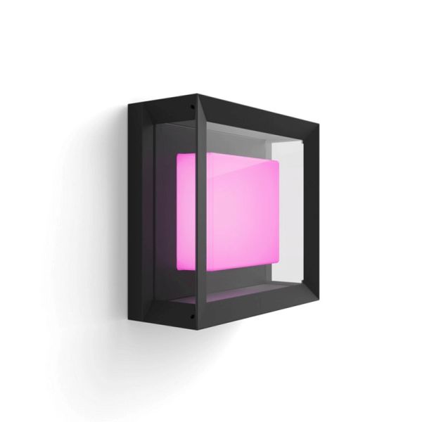 Aplique pared LED exterior inteligente Econic cuadrado 15W | LeonLeds