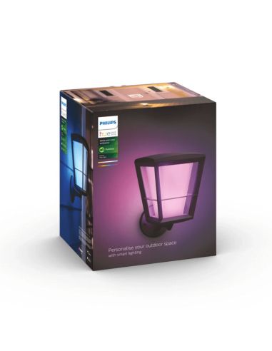 Aplique de pared LED inteligente Econic exterior IP44 15W caja producto