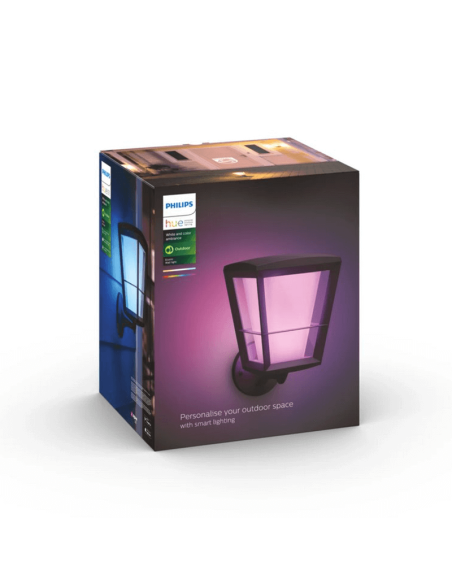 Lâmpada de parede LED inteligente Econic exterior IP44 15W caixa do produto