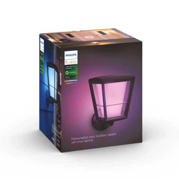 Aplique de pared LED inteligente Econic exterior IP44 15W caja producto