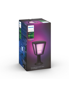 Lámpara de pedestal LED para exteriores Econic Negro 15W | LeonLeds 2