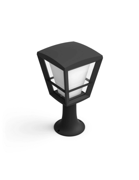 Lámpara de pedestal LED para exteriores Econic Negro 15W detalles