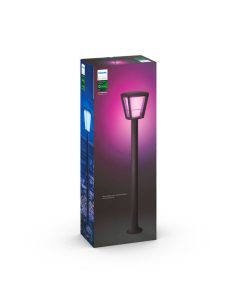 Lámpara de Poste para Jardín LED Negro Econic 15W IP44 | LeonLeds 2