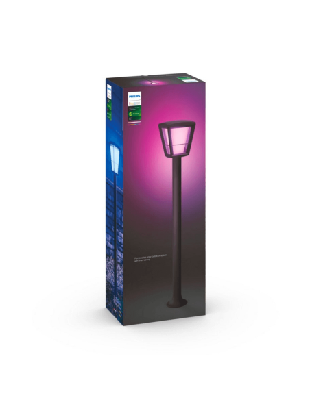 Lámpara de Poste para Jardín LED Negro Econic 15W IP44 caja producto