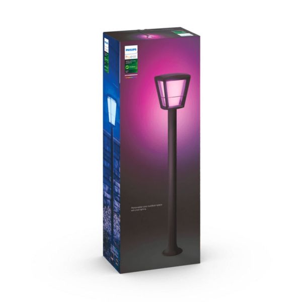 Lámpara de Poste para Jardín LED Negro Econic 15W IP44 caja producto