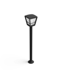 Lámpara de Poste para Jardín LED Negro Econic 15W IP44 detalle producto