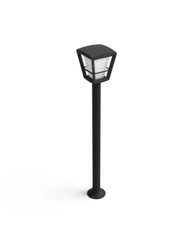 Lámpara de Poste para Jardín LED Negro Econic 15W IP44 detalle producto