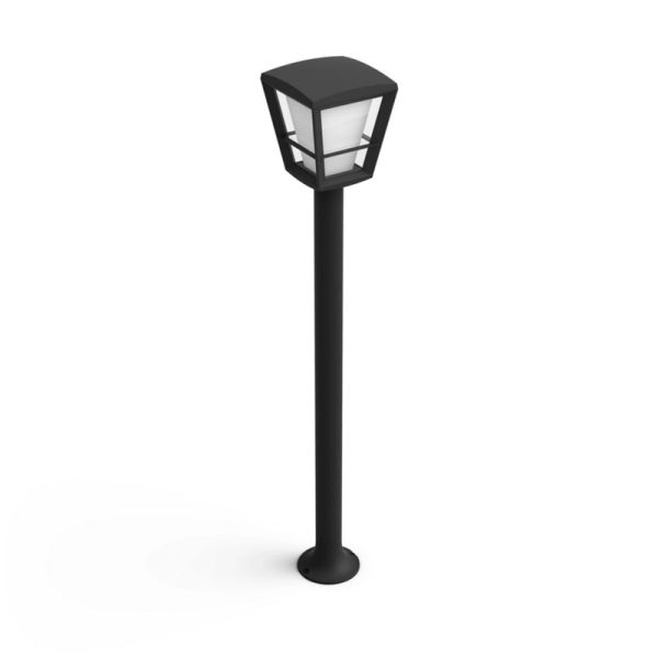 Lámpara de Poste para Jardín LED Negro Econic 15W IP44 detalle producto