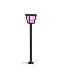 Lámpara de Poste para Jardín LED Negro Econic 15W IP44 | LeonLeds
