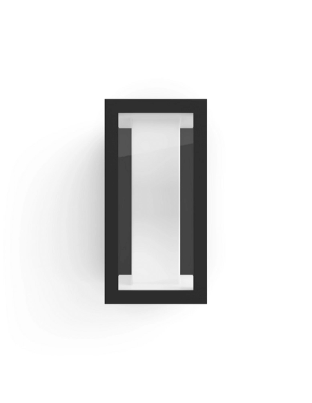 Applique d'extérieur rectangulaire LED 15W Impress Noir détail du produit