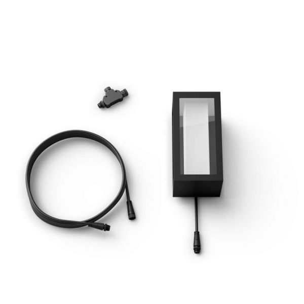 Aplique pared LED exterior Impress rectangular 15W IP44 componentes producto