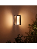 Aplique pared LED exterior Impress rectangular 15W IP44 luz cálida