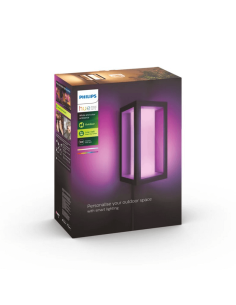 Aplique pared LED exterior Impress rectangular 15W IP44 | LeonLeds 2