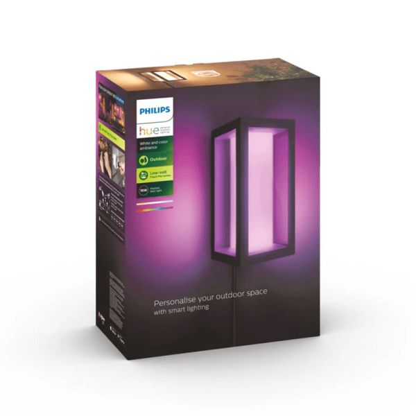 Aplique pared LED exterior Impress rectangular 15W IP44 caja producto