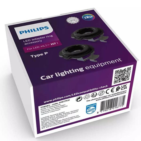 Adaptateur Prise pour Ampoules LED H7 HL Philips Type P LUM11182X2 Philips | leonleds