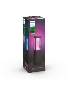 Baliza LED exterior Impress negro | LeonLeds 2