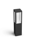 Baliza LED exterior Impress negro detalle producto| LeonLeds