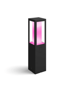 Baliza LED exterior Impress negro | LeonLeds
