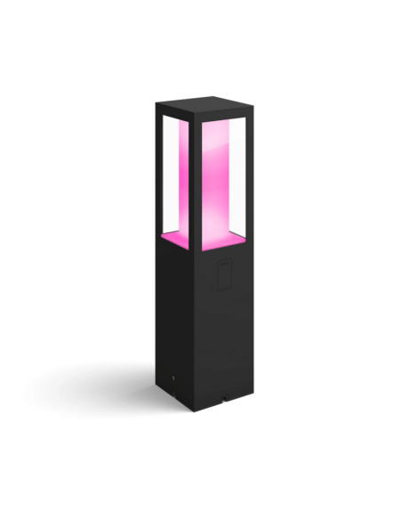 Baliza LED exterior Impress negro | LeonLeds