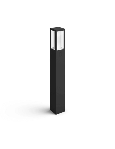 Baliza LED exterior inteligente Impress negro detalles