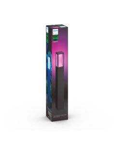 Baliza LED exterior inteligente Impress negro | LeonLeds 2