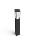 Baliza LED exterior inteligente Impress negro vista detalle