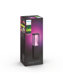 Baliza LED exterior Impress negro con set de extensión caja producto | LeonLeds