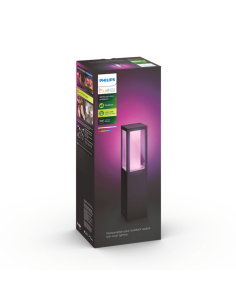Baliza LED exterior Impress negro con set de extensión | LeonLeds 2