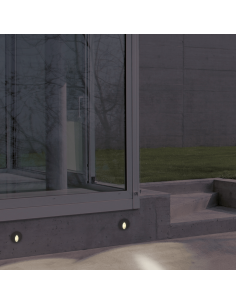 Aplique de parede LED embutido para exterior Orion 3000K 3W 60Lm IP65 2