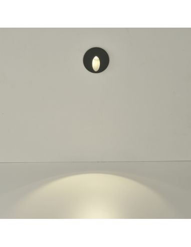 Applique murale LED extérieure encastrée Orion 3000K 3W 60Lm IP65 détail