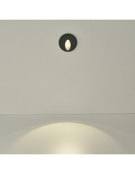 Foco empotrable LED exterior de pared Orion 3000K 3W 60Lm IP65 detalle