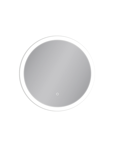 Espejo con Luz LED redondo Petra, botón táctil 43W 3000K 3063Lm IP44